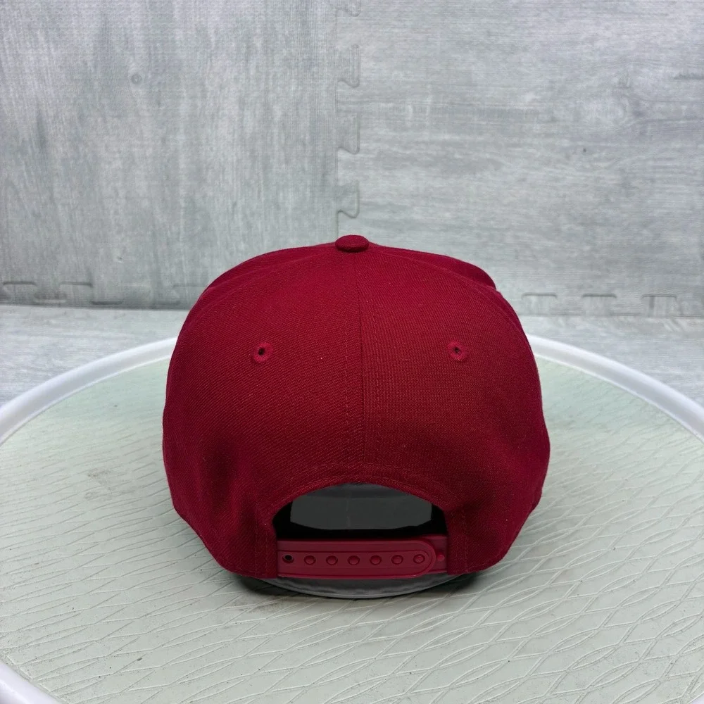 New Era Detroit Red Wings Hat Cap Snapback Mens Red Cotton NHL Hockey 9FIFTY